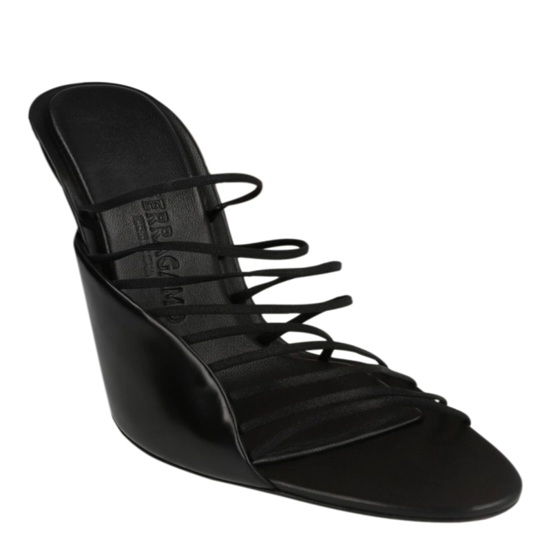 SANDALIAS CON TIRAS FERRAGAMO ALTAIRE PARA MUJER EN COLOR NEGRO - 2