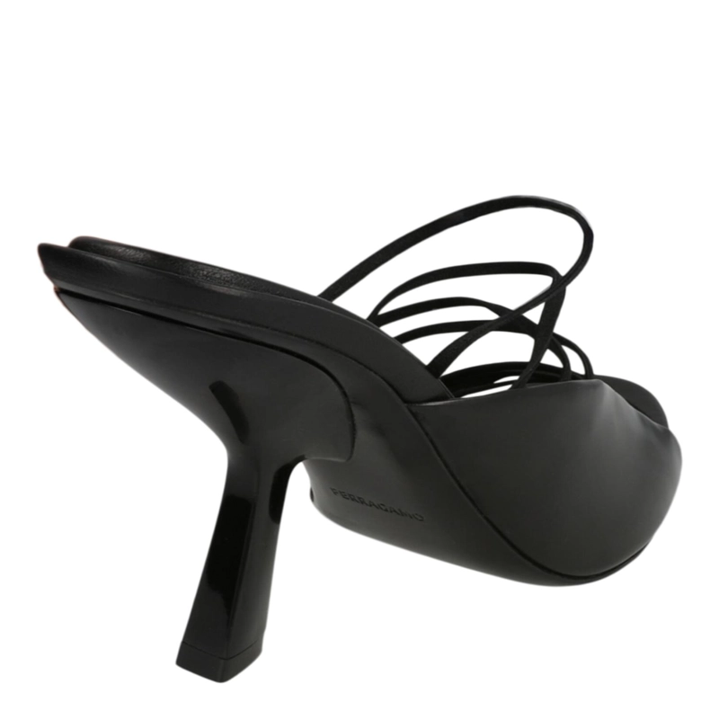 SANDALIAS CON TIRAS FERRAGAMO ALTAIRE PARA MUJER EN COLOR NEGRO - 3