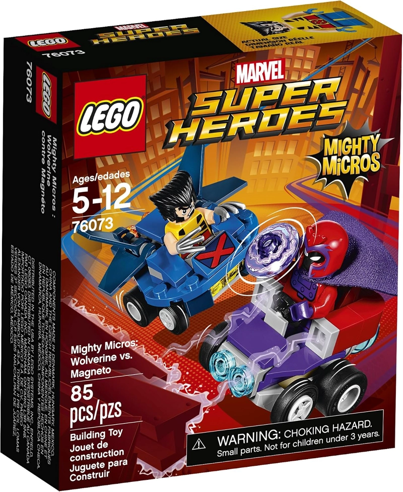 LEGO SUPER HE ROES MIGHTY MICROS: WOLVERINE VS. MAGNETO 76073 JUEGO DE CONSTRUCCION - 1