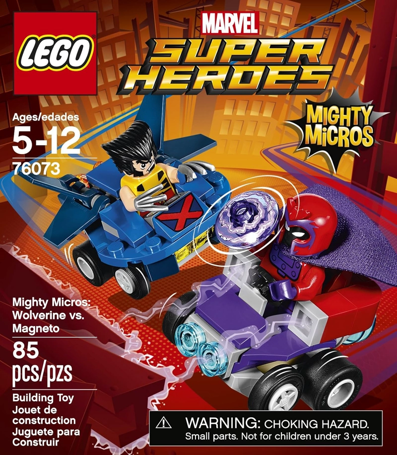 LEGO SUPER HE ROES MIGHTY MICROS: WOLVERINE VS. MAGNETO 76073 JUEGO DE CONSTRUCCION - 2