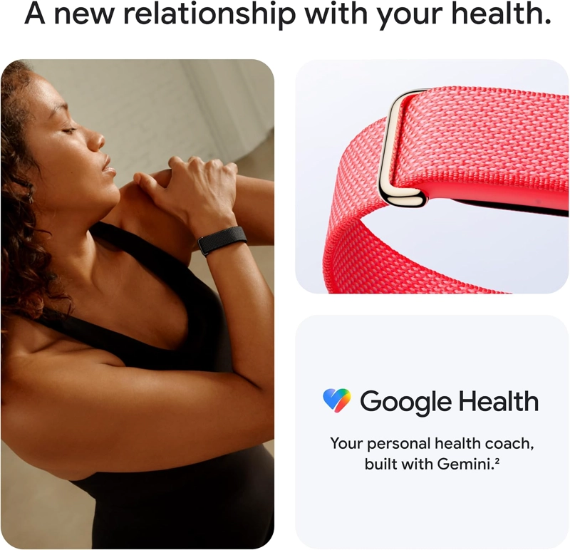 FITBIT GOOGLE AIR - SCREENLESS ACTIVITY TRACKER - BERRY - 3