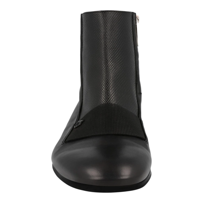 BOTINES FERRAGAMO GEMINIANO GANCINI PARA HOMBRE EN COLOR NEGRO - 4