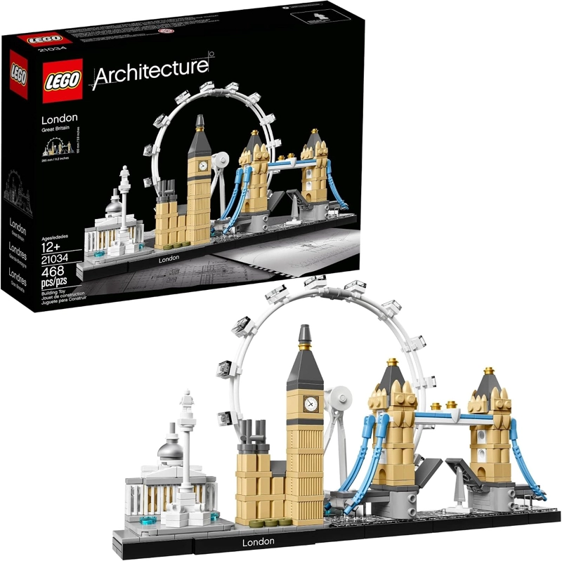 LEGO ARCHITECTURE LONDON SKYLINE COLLECTION 21034 - KIT DE MAQUILLAJE DE CONSTRUCCION MODELO - 1