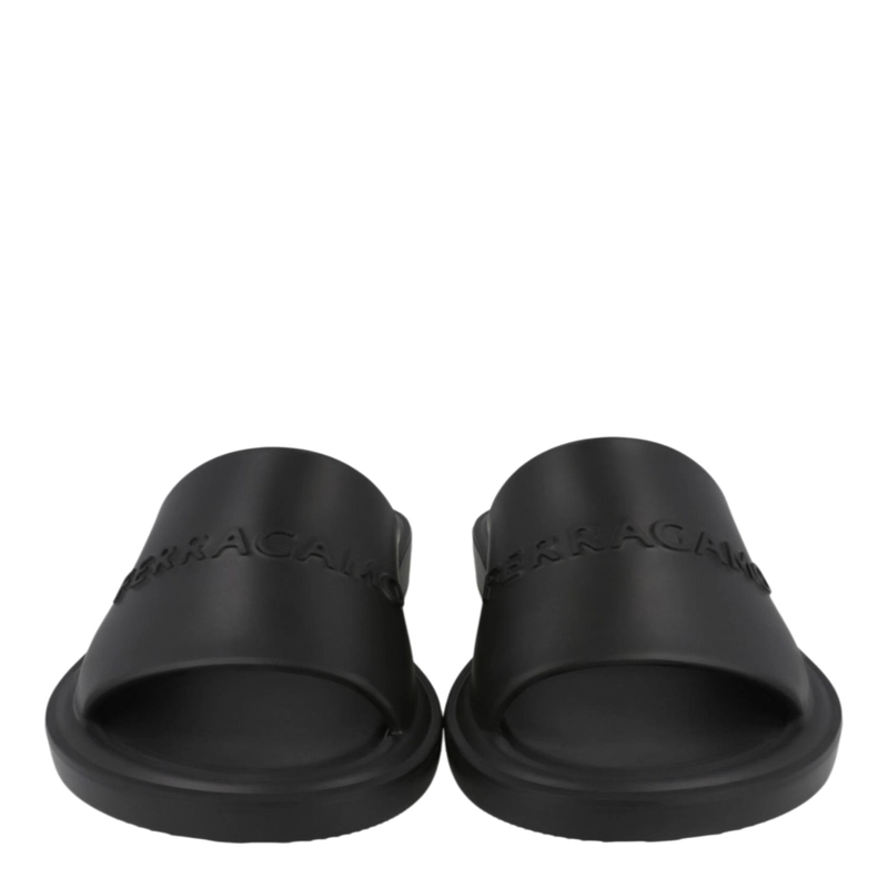 CALZADO PARA HOMBRE CON EL LOGOTIPO DE FERRAGAMO GIUNEVA ESTAMPADO EN RELIEVE COLOR NEGRO - 5