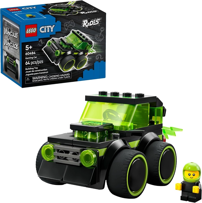 LEGO CITY RIDES - JUGUETE DE CONSTRUCCION DE AUTOS DE CARRERAS PARA NIÑOS, JUEGO DE SIMULACION - 1