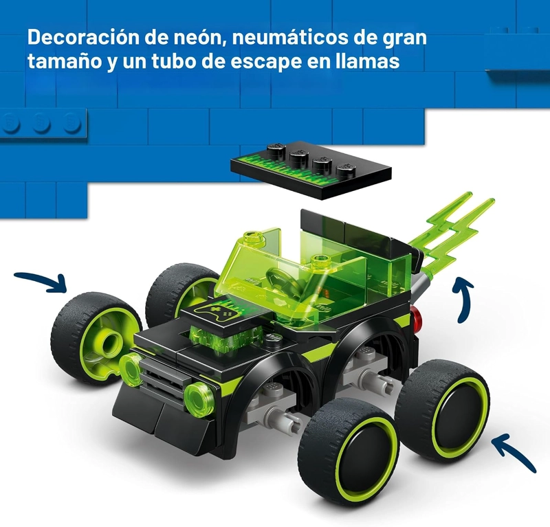 LEGO CITY RIDES - JUGUETE DE CONSTRUCCION DE AUTOS DE CARRERAS PARA NIÑOS, JUEGO DE SIMULACION - 3