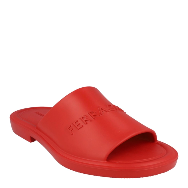 CALZADO CON EL LOGOTIPO DE FERRAGAMO GIUNEVA PARA HOMBRE EN RELIEVE COLOR ROJO - 2