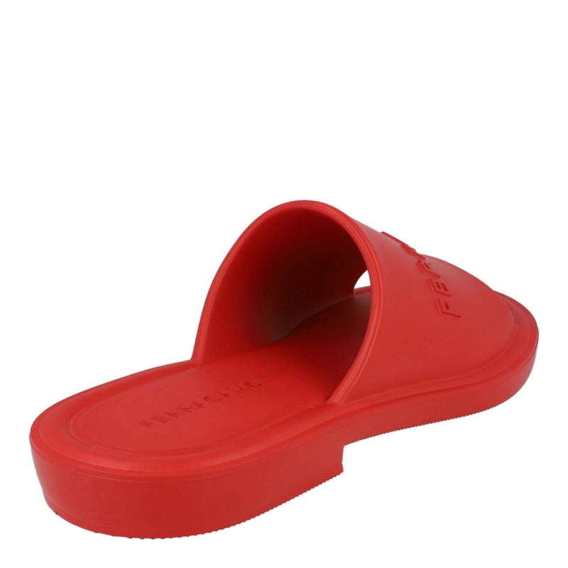 CALZADO CON EL LOGOTIPO DE FERRAGAMO GIUNEVA PARA HOMBRE EN RELIEVE COLOR ROJO - 3