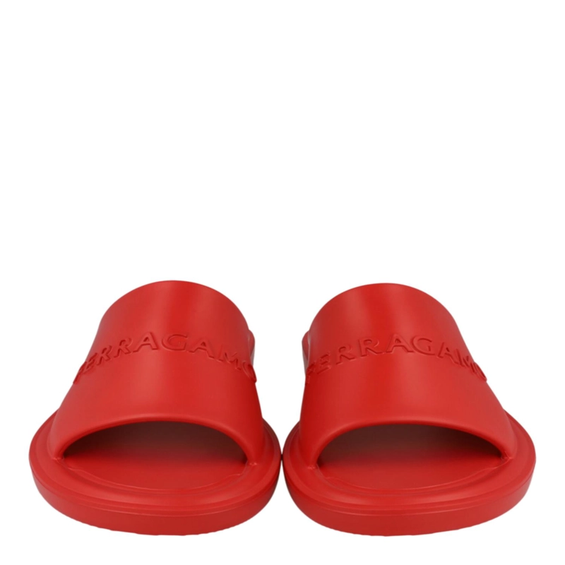 CALZADO CON EL LOGOTIPO DE FERRAGAMO GIUNEVA PARA HOMBRE EN RELIEVE COLOR ROJO - 5