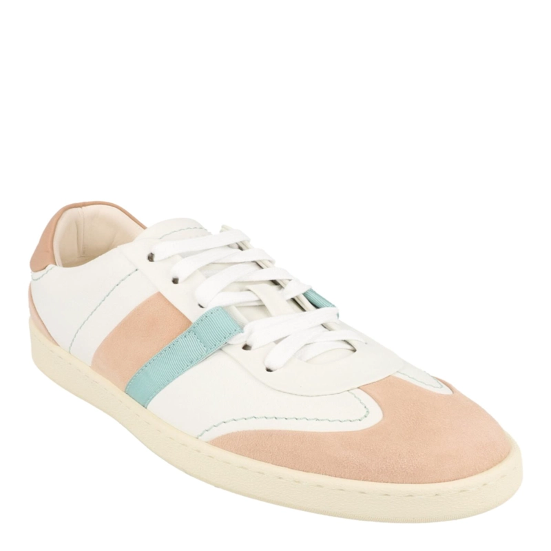 ZAPATILLAS DEPORTIVAS BAJAS DE PIEL FERRAGAMO GARDA PARA MUJER EN COLOR BEIGE CAQUI - 2