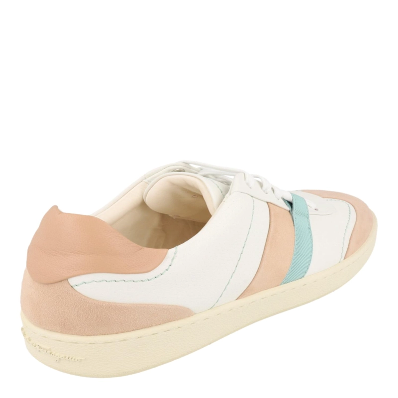 ZAPATILLAS DEPORTIVAS BAJAS DE PIEL FERRAGAMO GARDA PARA MUJER EN COLOR BEIGE CAQUI - 3