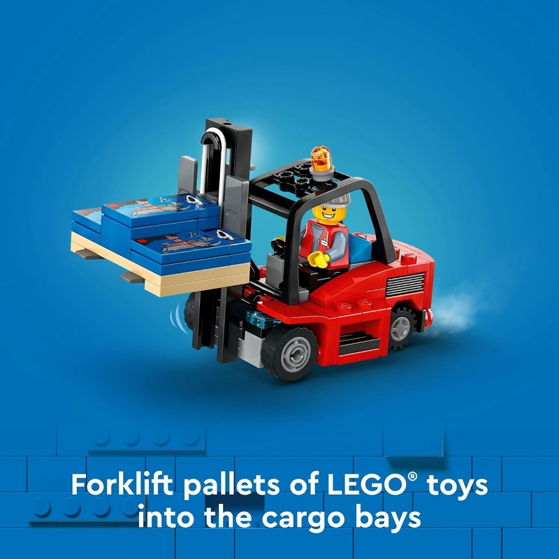 LEGO CAMION DE REPARTO AMARILLO DE LA CIUDAD, JUGUETE DE CONSTRUCCION SEMI CAMION PARA NIÑOS - 5