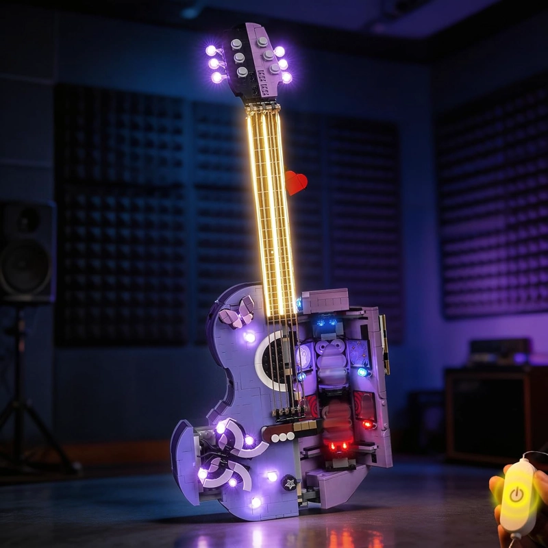 BRICKBLING LUZ COMPATIBLE CON LA GUITARRA DUAL DE LEGO OLIVIA RODRIGO - 2