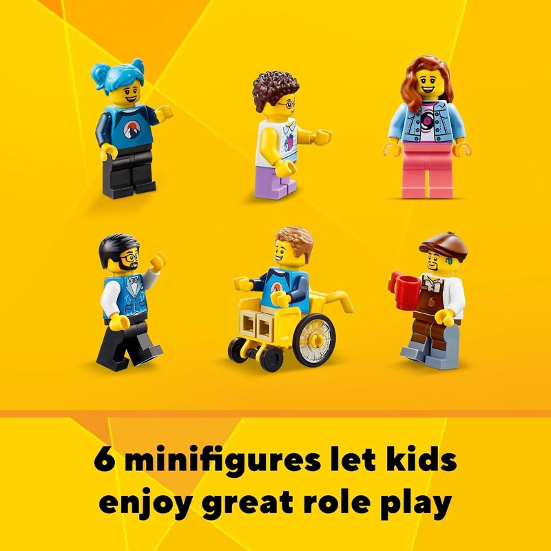 LEGO CREATOR MAIN STREET 31141 - JUEGO DE JUGUETES DE CONSTRUCCION, 3 EN 1, CUENTA CON UN EDIFICIO - 6