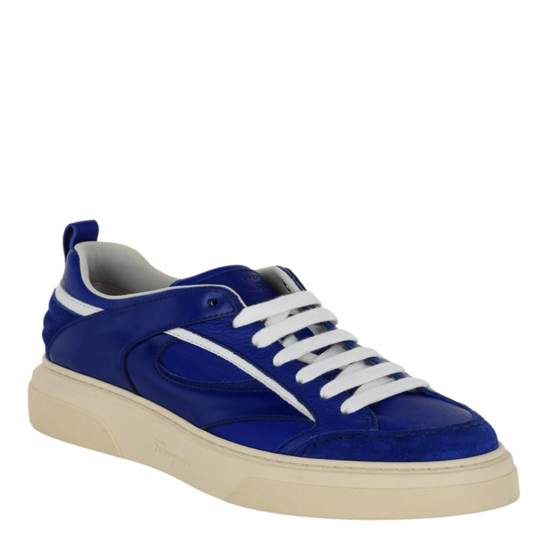 ZAPATILLAS BAJAS FERRAGAMO CASSINI PARA HOMBRE EN AZUL - 2