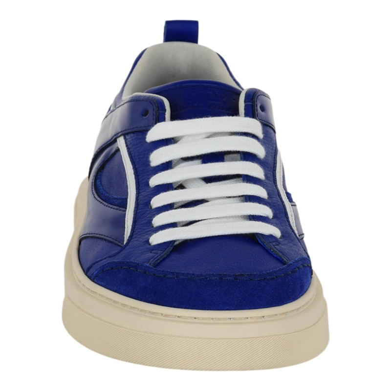 ZAPATILLAS BAJAS FERRAGAMO CASSINI PARA HOMBRE EN AZUL - 4