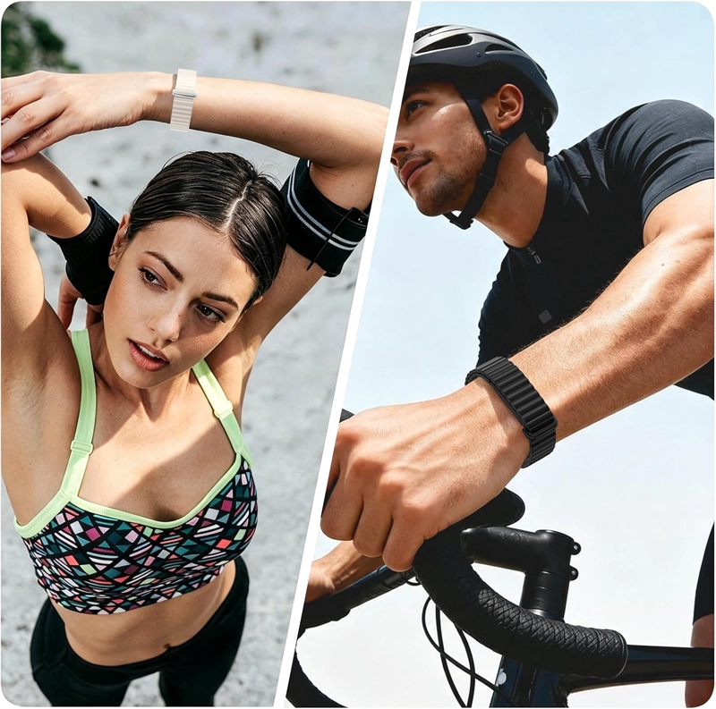 FINTIE BANDA DEPORTIVA MAGNE TICA DE SILICONA COMPATIBLE CON GOOGLE FITBIT - 6