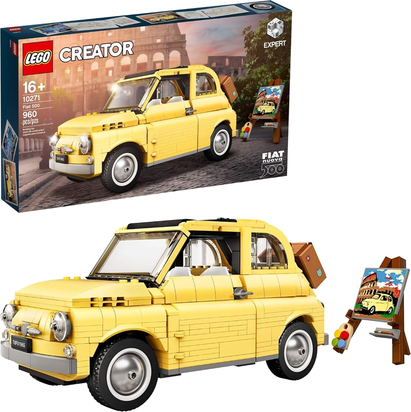 LEGO CREATOR EXPERT FIAT 500 10271 - JUEGO DE CONSTRUCCION DE AUTOS DE JUGUETE PARA ADULTOS - 1