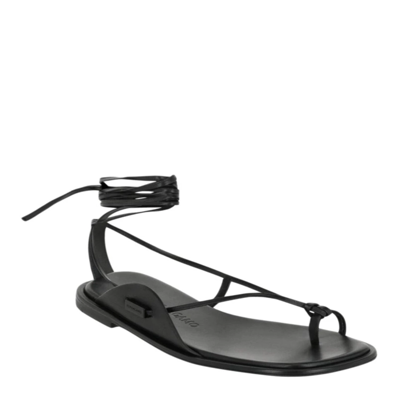 SANDALIAS FERRAGAMO GOLIA CON CORREA EN EL TOBILLO PARA HOMBRE EN COLOR NEGRO - 2