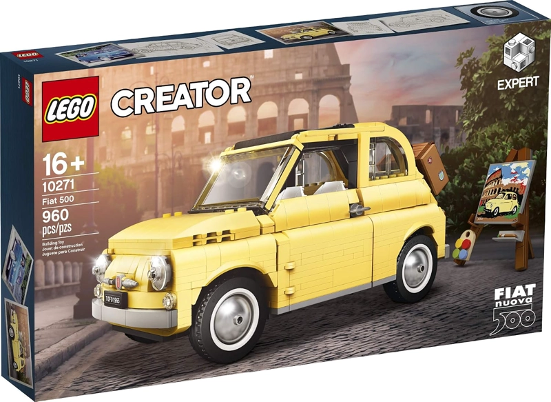 LEGO CREATOR EXPERT FIAT 500 10271 - JUEGO DE CONSTRUCCION DE AUTOS DE JUGUETE PARA ADULTOS - 4