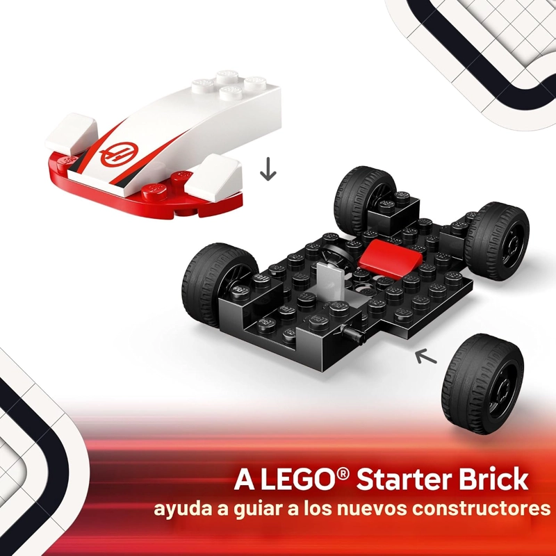 LEGO CITY F1 WILLIAMS RACING & HAAS F1 - JUGUETE DE CONSTRUCCION DE AUTOS PARA NIÑOS, NIÑOS - 3