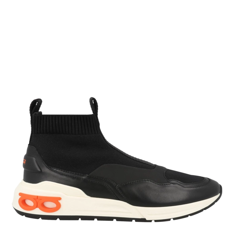 ZAPATILLAS ALTAS FERRAGAMO COSMA SOCK PARA MUJER EN COLOR NEGRO - 1