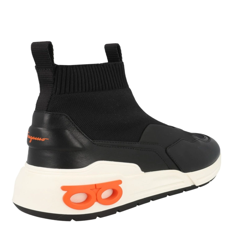 ZAPATILLAS ALTAS FERRAGAMO COSMA SOCK PARA MUJER EN COLOR NEGRO - 3