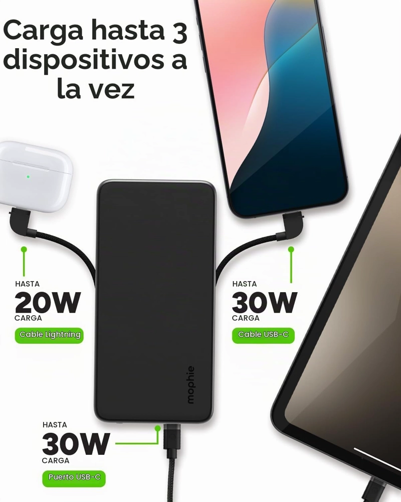 MOPHIE POWERSTATION PLUS 10,000MAH BATERIA EXTERNA - 3