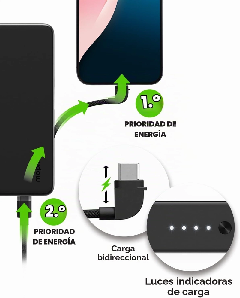 MOPHIE POWERSTATION PLUS 10,000MAH BATERIA EXTERNA - 4