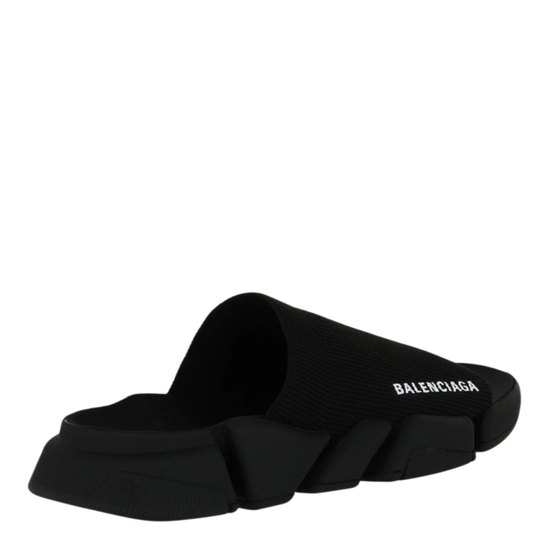CALZADO BALENCIAGA SPEED 2 SLIDES PARA MUJER EN COLOR NEGRO - 3