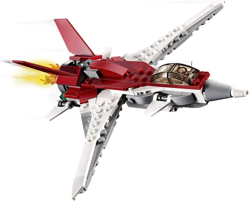 LEGO CREATOR 3 EN 1 FUTURISTIC FLYER 31086 KIT DE MAQUILLAJE DE CONSTRUCCION 157 PIEZAS - 6