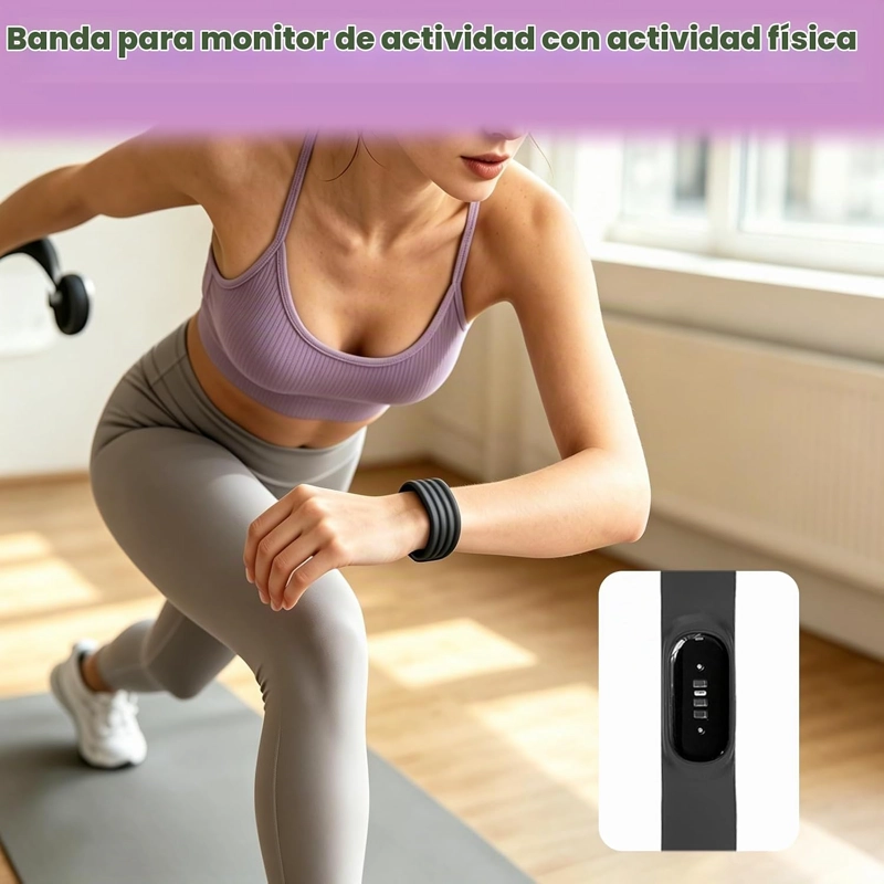 VANEST CORREA DE REPUESTO COMPATIBLE CON GOOGLE FITBIT AIR, CORREA SUAVE Y AJUSTABLE PARA USO - 2