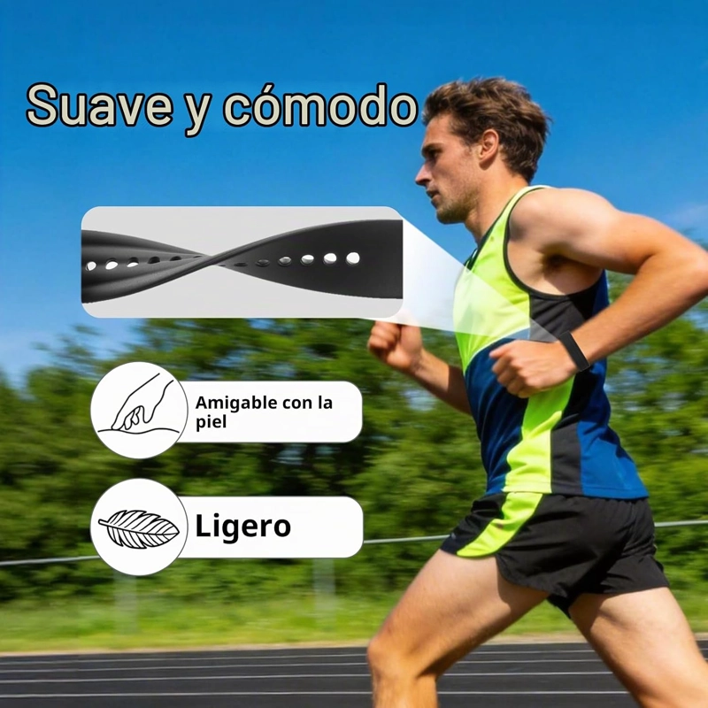 VANEST CORREA DE REPUESTO COMPATIBLE CON GOOGLE FITBIT AIR, CORREA SUAVE Y AJUSTABLE PARA USO - 4