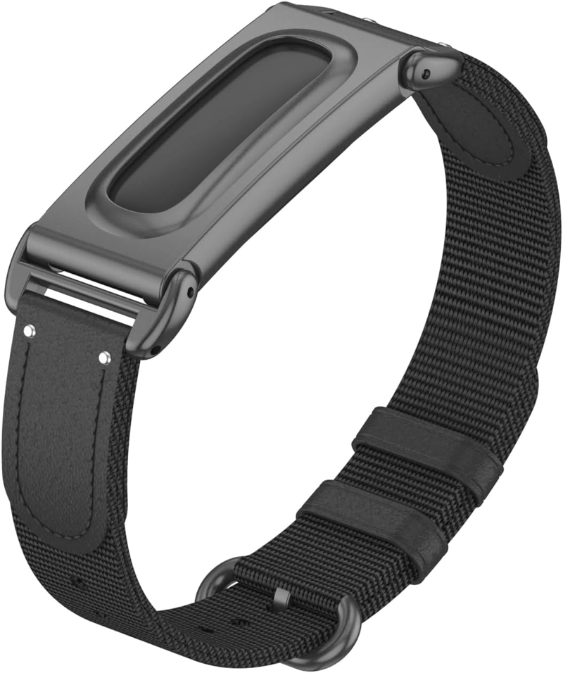 CORREA DE NAILON Y PIEL SINTE TICA COMPATIBLE CON GOOGLE FITBIT AIR, CORREA AJUSTABLE SUAVE - 1