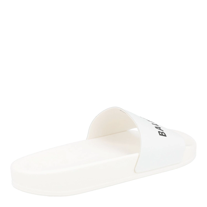 CALZADO BLANCO CON TOBOGANES DE PISCINA CON EL LOGOTIPO DE BALENCIAGA - 3
