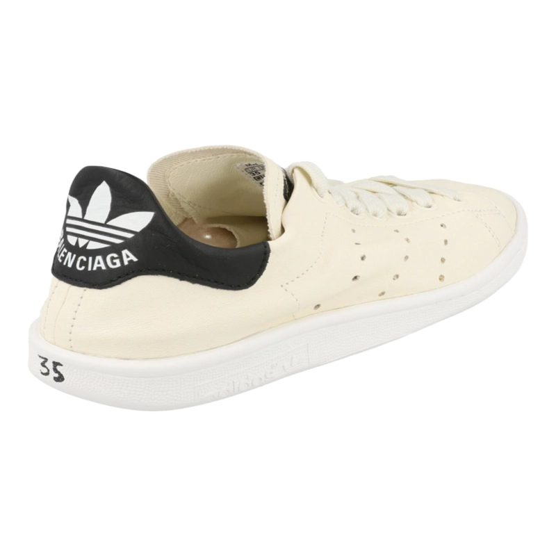 ZAPATILLAS ADIDAS X STAN SMITH DE BALENCIAGA PARA MUJER EN COLOR BLANQUECINO Y NEGRO - 3