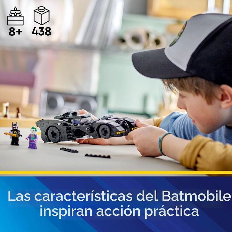 LEGO DC BATMOBILE: BATMAN VS. THE JOKER CHASE 76224 JUEGO DE JUGUETES DE CONSTRUCCION, ESTE JUGUETE - 5