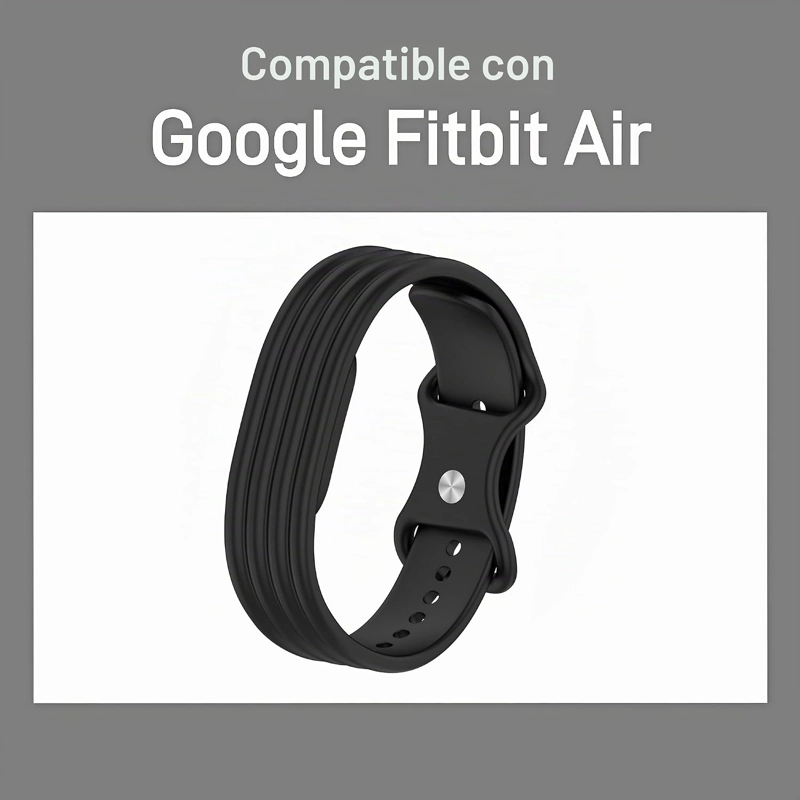 BANDA DEPORTIVA DE SILICONA SUAVE PARA GOOGLE FITBIT AIR - 2