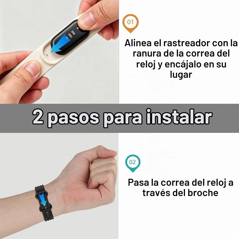 BANDA DEPORTIVA DE SILICONA SUAVE PARA GOOGLE FITBIT AIR - 3
