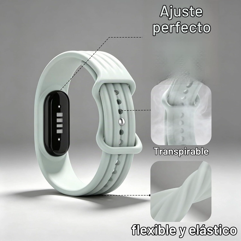 BANDA DEPORTIVA DE SILICONA SUAVE PARA GOOGLE FITBIT AIR - 4