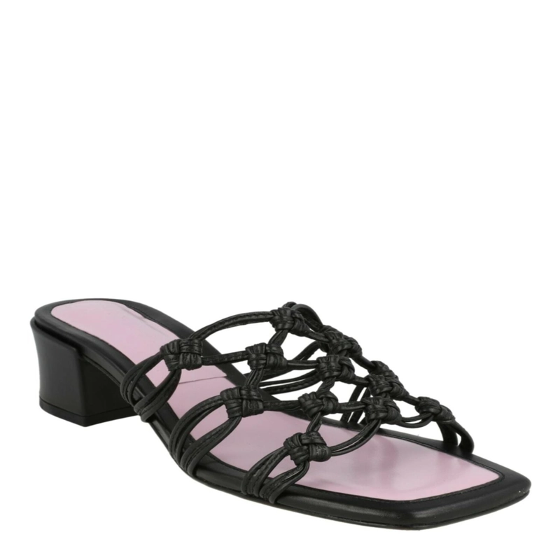 SANDALIAS TIPO MULE DE PIEL ANUDADA BYFAR MARSHA PARA MUJER EN COLOR NEGRO - 2