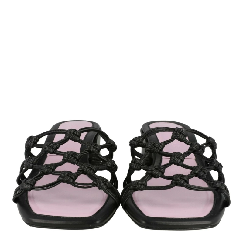 SANDALIAS TIPO MULE DE PIEL ANUDADA BYFAR MARSHA PARA MUJER EN COLOR NEGRO - 5