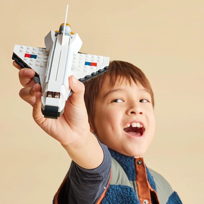 LEGO CREATOR 3 EN 1 JUGUETES DE TRANSBORDADOR ESPACIAL - JUEGO DE CONSTRUCCION DE JUGUETES - 2