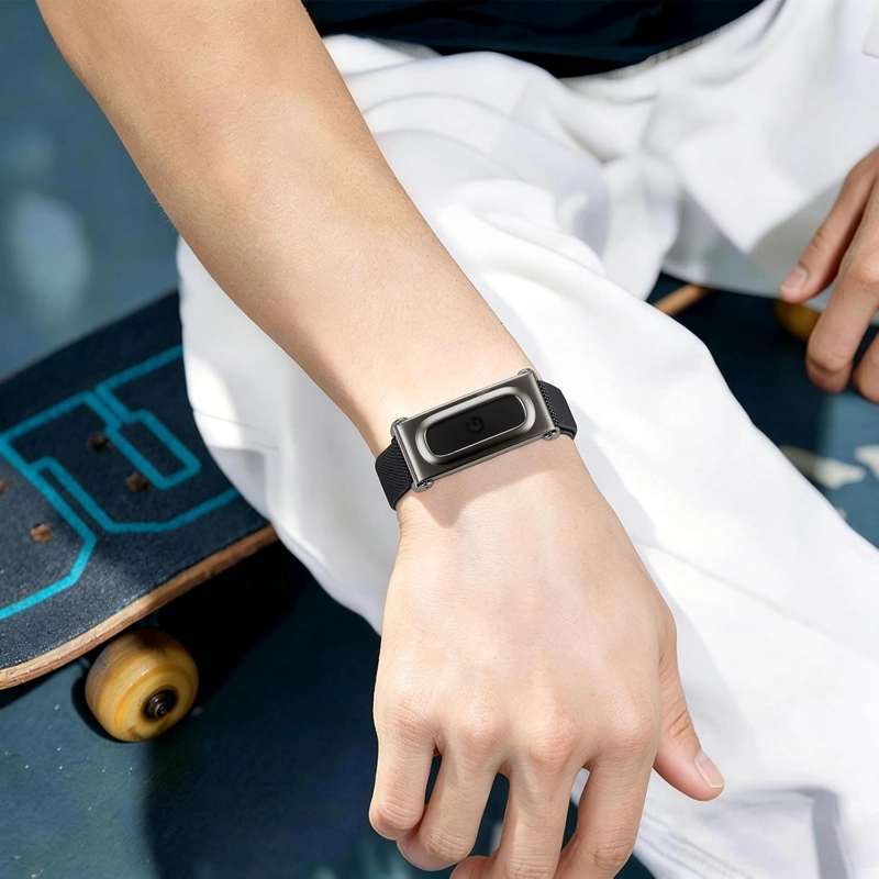FINTIE STRETCHY BAND COMPATIBLE CON FITBIT AIR, SPORT LOOP ELASTIC STRAP - 4