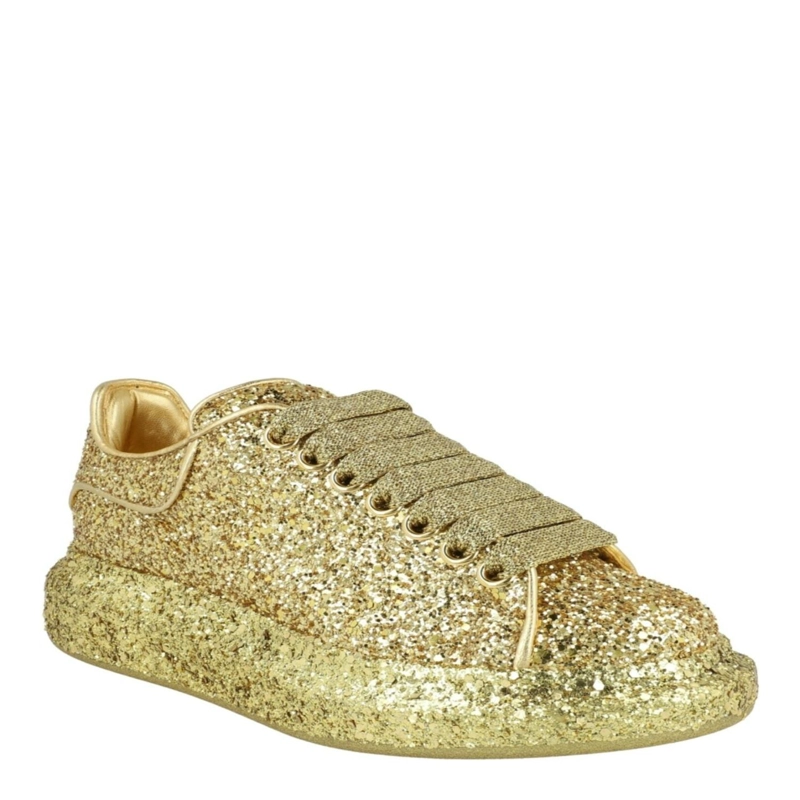 ZAPATILLAS HOLGADAS CON PURPURINA DE ALEXANDER MCQUEEN PARA MUJER EN COLOR DORADO - 2