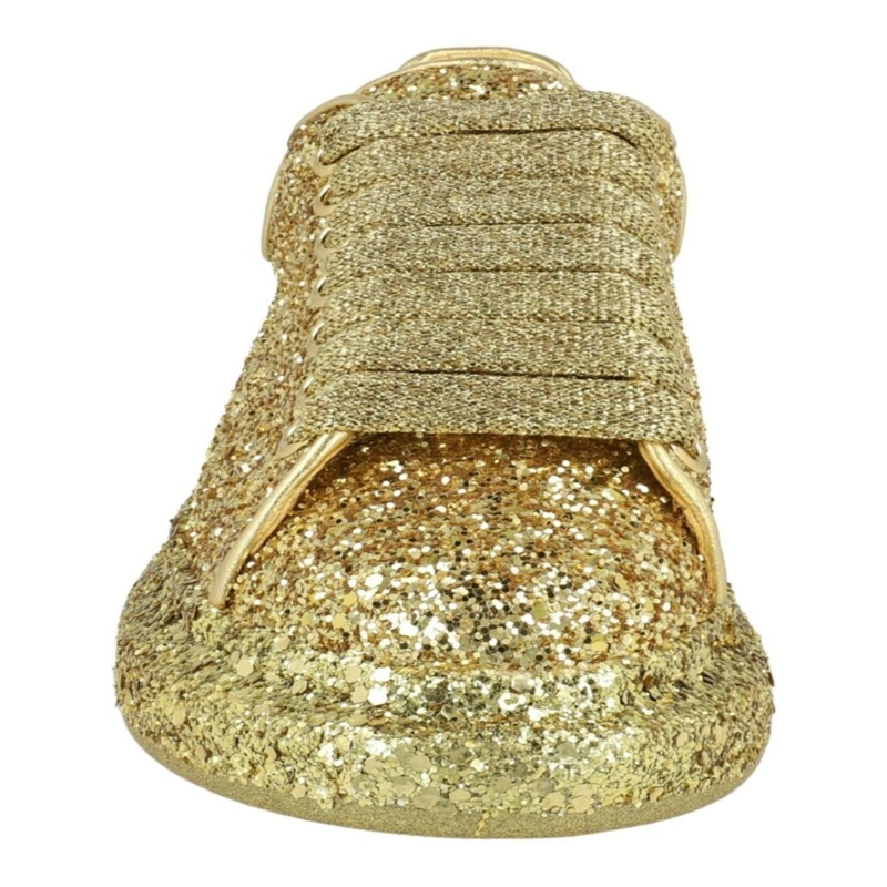 ZAPATILLAS HOLGADAS CON PURPURINA DE ALEXANDER MCQUEEN PARA MUJER EN COLOR DORADO - 4
