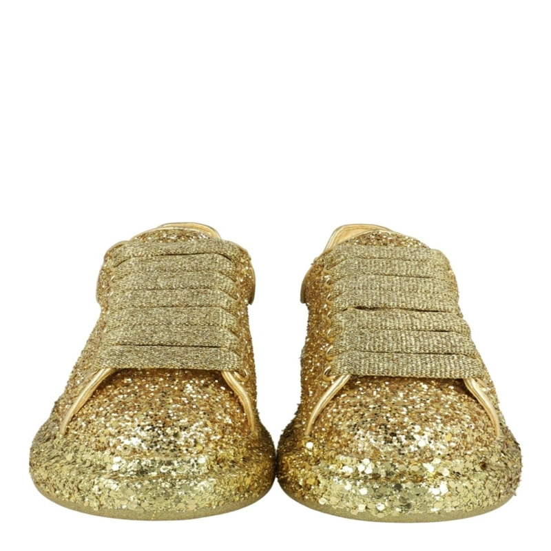 ZAPATILLAS HOLGADAS CON PURPURINA DE ALEXANDER MCQUEEN PARA MUJER EN COLOR DORADO - 5