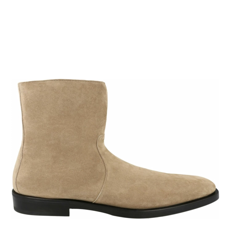 BOTINES FERRAGAMO GERALD CALZADO ANCHO PARA HOMBRE EN HUESO - 1