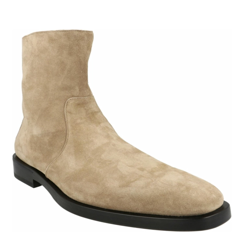 BOTINES FERRAGAMO GERALD CALZADO ANCHO PARA HOMBRE EN HUESO - 2