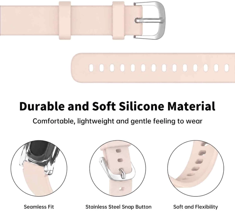 CORREA DE SILICONA DISEÑADA PARA GOOGLE FITBIT AIR FITNESS TRACKER, CORREA FLEXIBLE IMPERMEABLE - 3